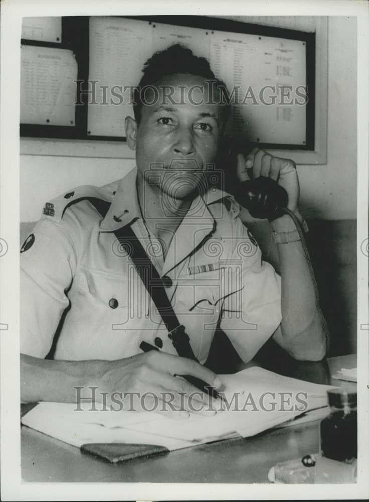 1959 Press Photo Major J.E. Michel Ghanaian Equerry by H.M. The Queen - Historic Images