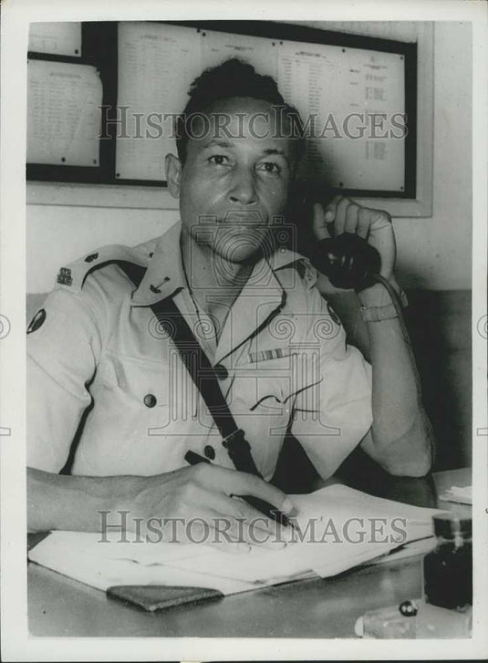 1959 Press Photo Major J.E. Michel Ghanaian Equerry by H.M. The Queen - Historic Images