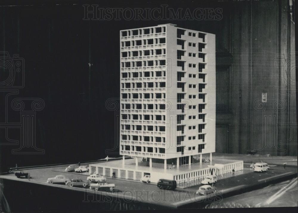 1959 Press Photo Building design by Marcel Sezille - Historic Images