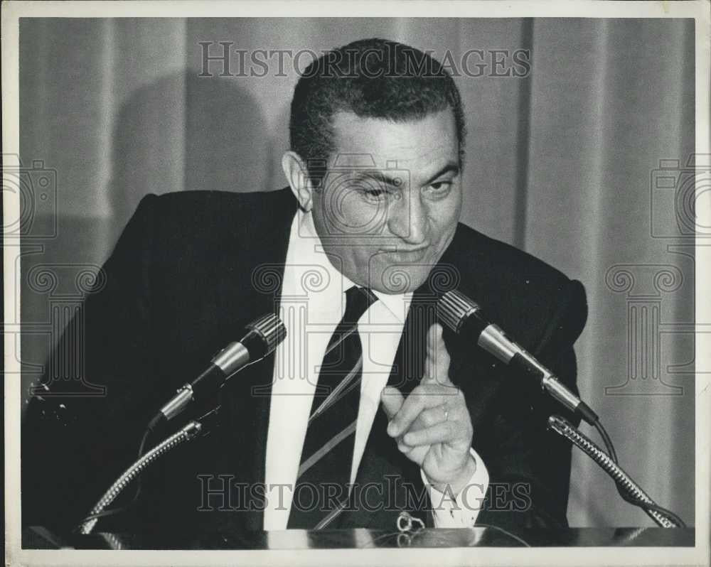 1993 Press Photo Egyptian President, Mohamamed Hosni Mubarah - Historic Images