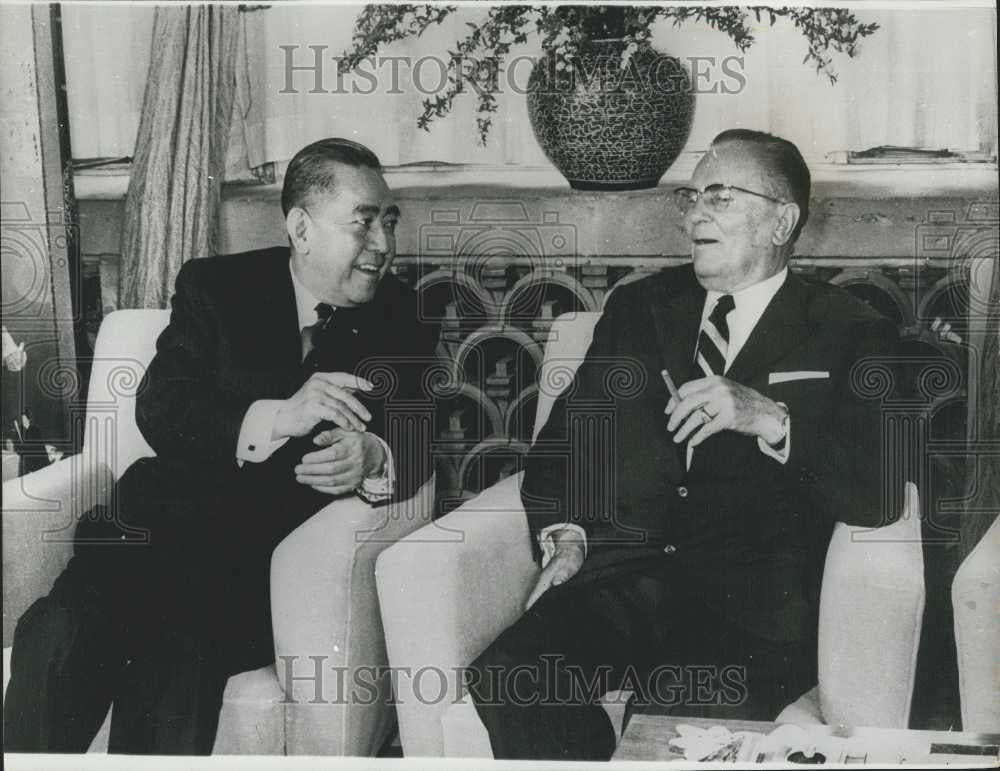 1968 Press Photo President Tito In Tokyo - Historic Images