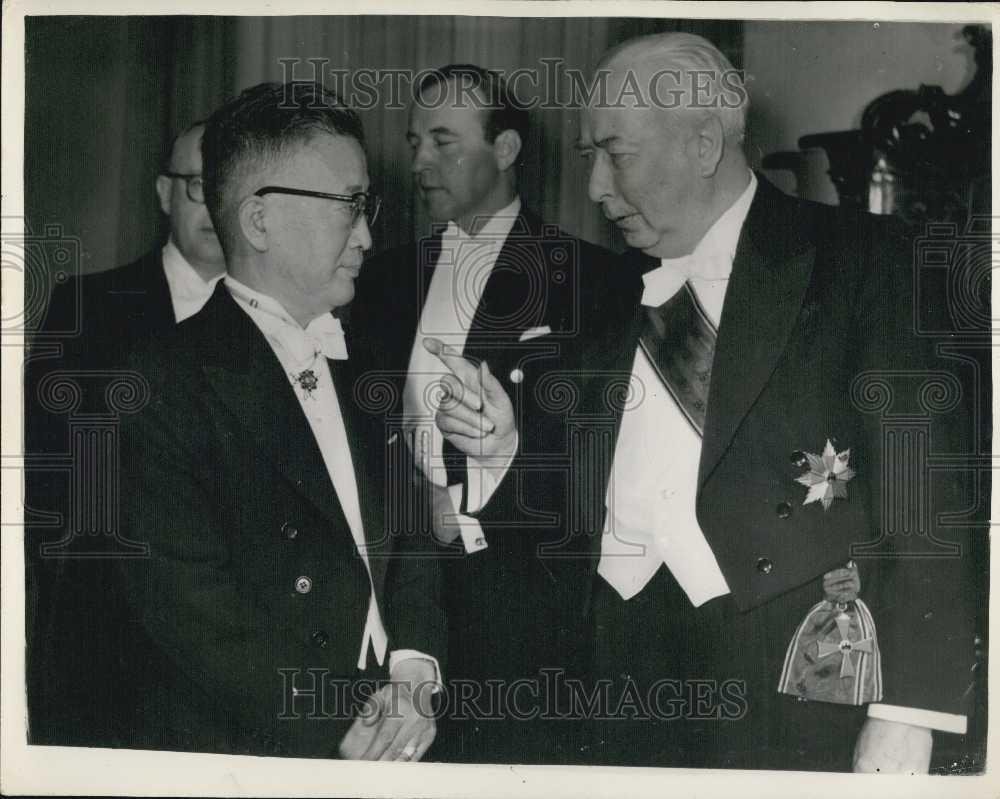 1954 Press Photo Shunichi Kase Japanese Ambassador To West Germany - Historic Images