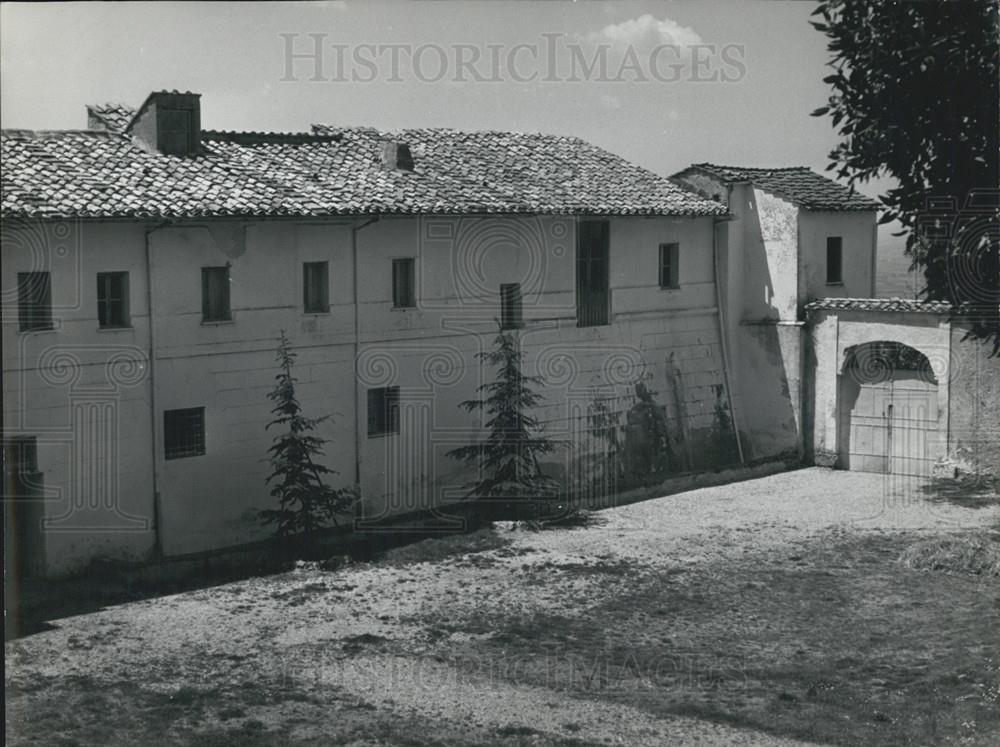 1965 Press Photo The Capuchin Friar Convent in Albano. - Historic Images