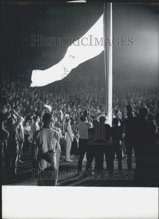 1968 Press Photo 9th Youth Festival at "Vassil Levsky" Stadium-Sofia Bulgaria - Historic Images