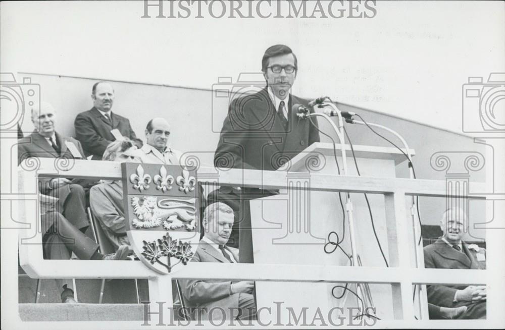 Press Photo Robert Bourassa, Prime Minister Of Quebec - Historic Images