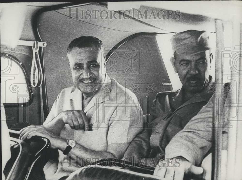 1970 Press Photo President Nasser at the Battle Front - Historic Images