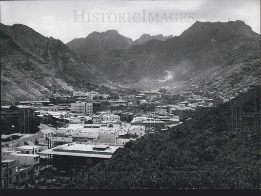 Press Photo  General views of the vital base at the entrance to the Red Sea - Historic Images