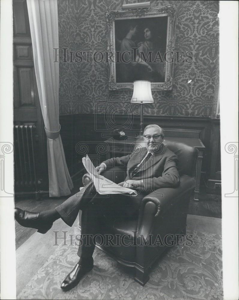 1974 Press Photo Foreign Secretary James Callaghan - Historic Images