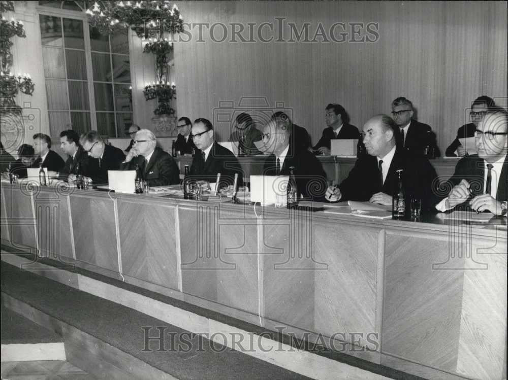 1968 Press Photo Central Committee Of The Communist Party Of Czechoslovakia - Historic Images