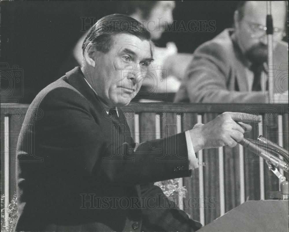 1980 Press Photo Scottish Miner's Leader Michael McGahey - Historic Images