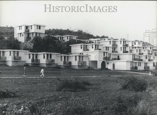 1968 Press Photo The new Black sea resort "Rusalka" in Bulgaria - Historic Images