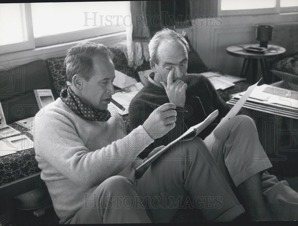 Press Photo Philip Rosenthal & Designer Richard Latham - Historic Images