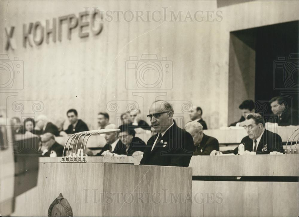 1971 Press Photo Todor Zhivkov CC First Secretary Bulgarian Prime Minister - Historic Images