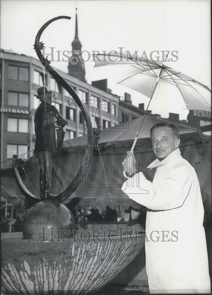 1961 Press Photo American film director Fred Zinnemann in Munich - Historic Images