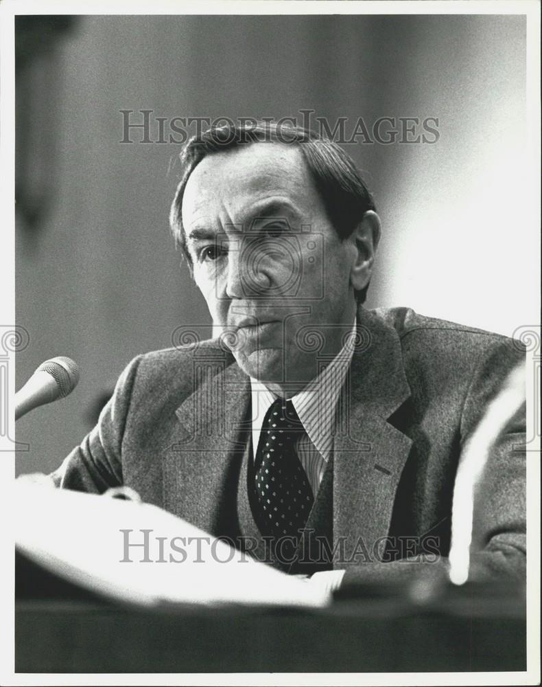 Press Photo American Politician Warren Christopher - Historic Images