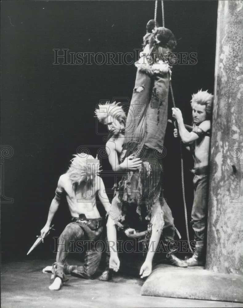 Press Photo Howard Brenton Controversial Play Romans Britain - Historic Images