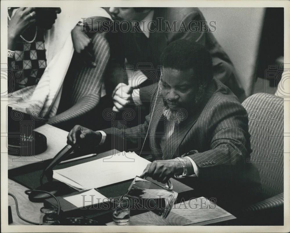 1978 Press Photo SAM NUJOMA leader of South West African peoples organization - Historic Images