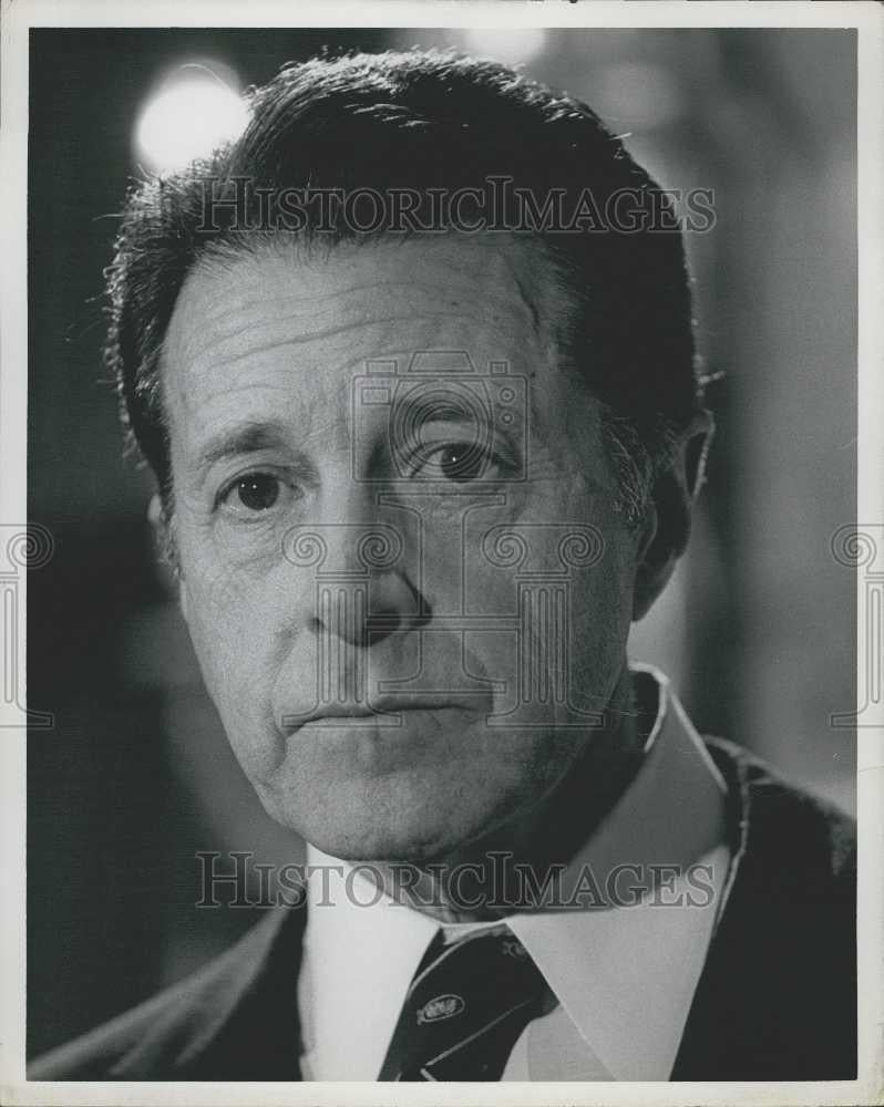 1982 Press Photo United States Secretary Defense Caspar Weinberger New York - Historic Images