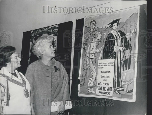 1968 Press Photo Jennie Lee, M.P., Min of state at Dept of Education and Science - Historic Images