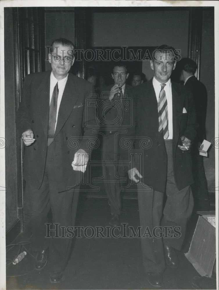 1953 Press Photo British Prisoner in Hungary Edgar Sanders Released - Historic Images