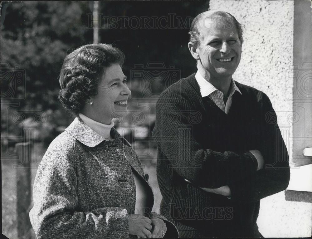 1972 Press Photo H.M. the Queen and H.R.H. The Duke of Edinburgh - Historic Images