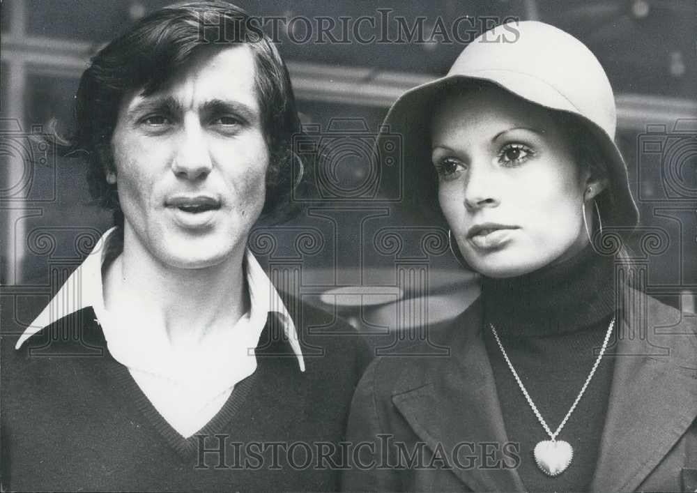 1973 Press Photo Tennis Star Ilie Nastase Has Kidney Troubles - Historic Images