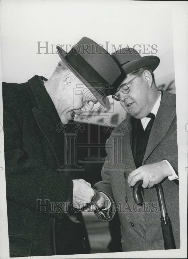 1958 Press Photo Tunisia Dispute Mediator Robert Murphy - Historic Images