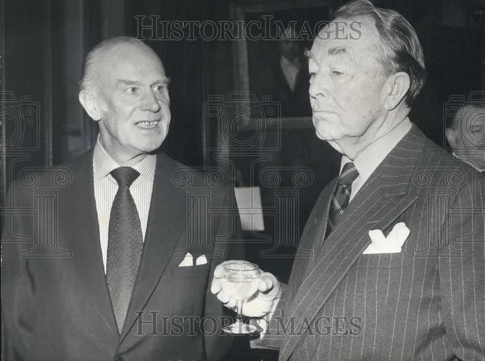 1976 Press Photo Lord Ryder Attends Newspaper Society Lunch - Historic Images