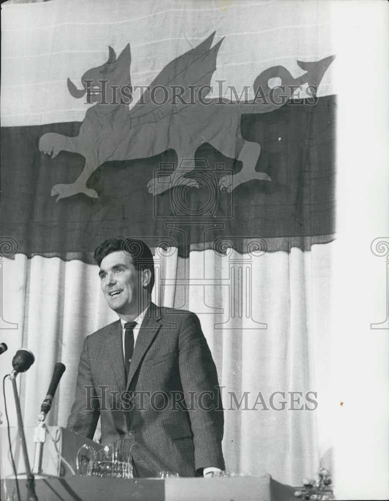 1968 Press Photo Edward Millward Vice President Plaid Cymru Welsh Nationalist - Historic Images