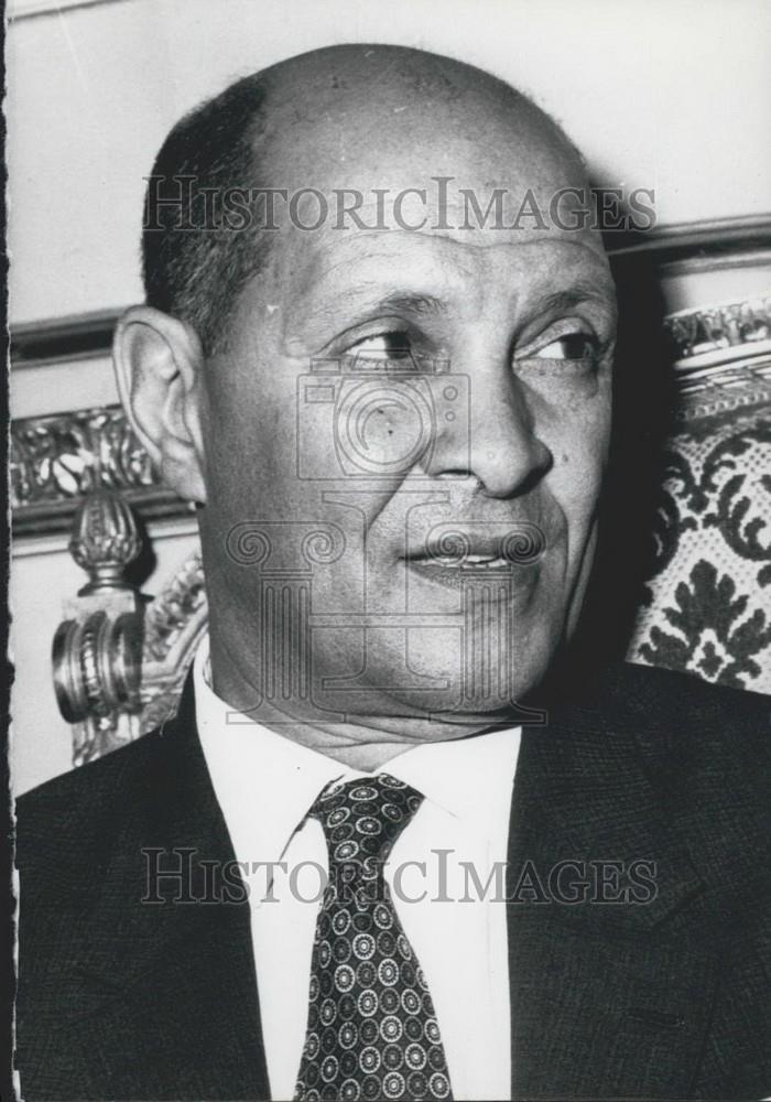 Press Photo Minister of transport and communications Soleiman Abdel Hai - Historic Images