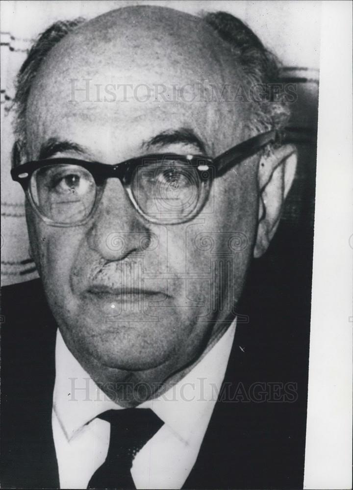 1965 Press Photo Israel's President - Mr. Zalman Shazar - Historic Images