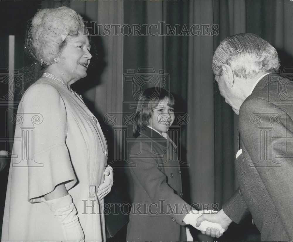 1973 Press Photo Queen Mother Attends Concert Conducted By Mr. Heath - Historic Images