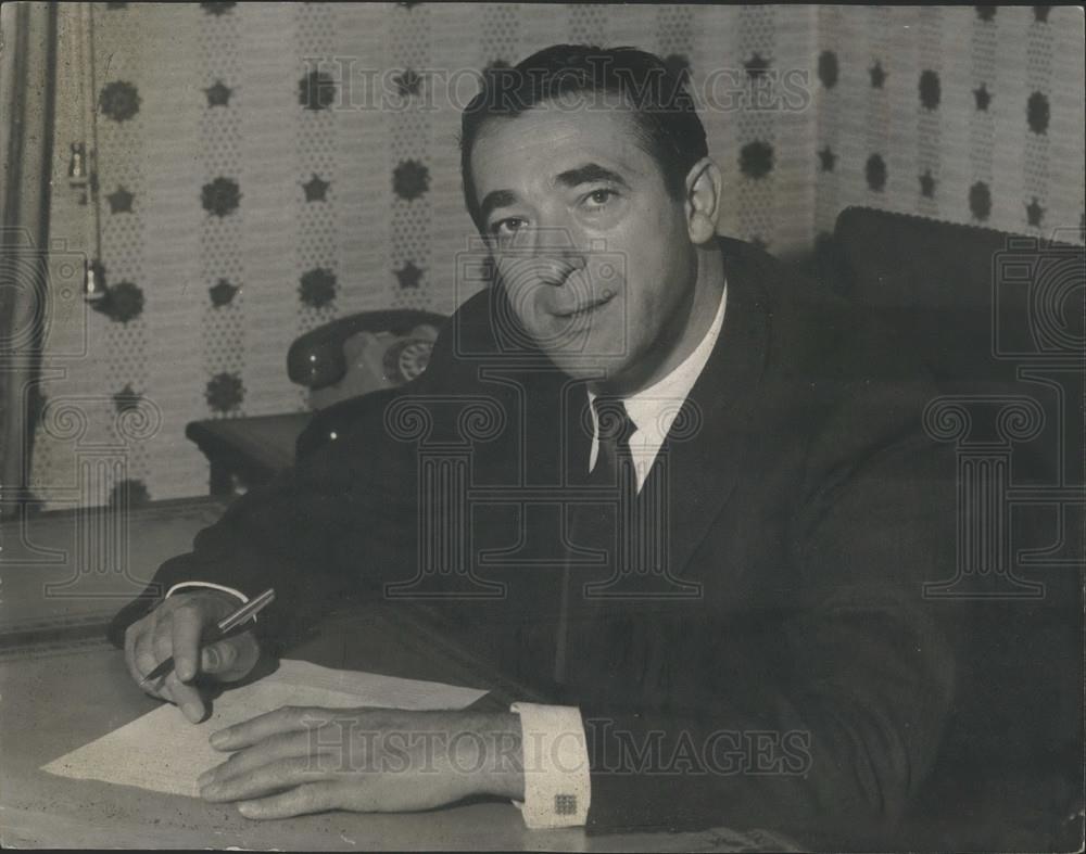 1968 Press Photo Mr. Robert Maxwell chairman Pergaon press Labour MP - Historic Images