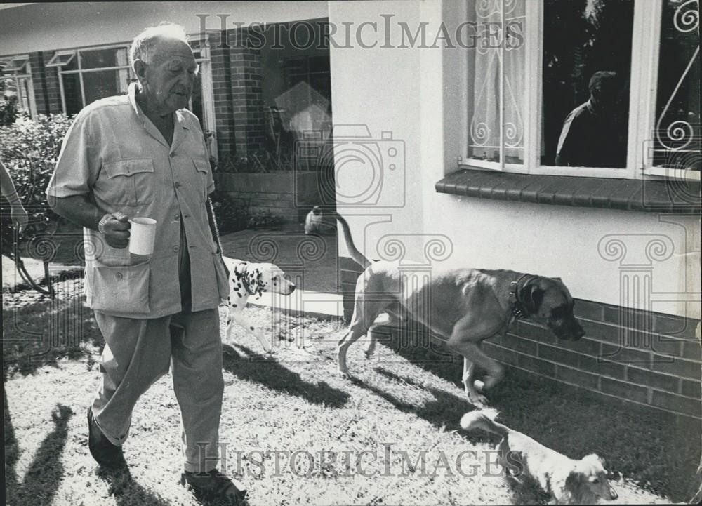 1972 Press Photo Roy Welensky Former Prime Minister Central African Federation - Historic Images