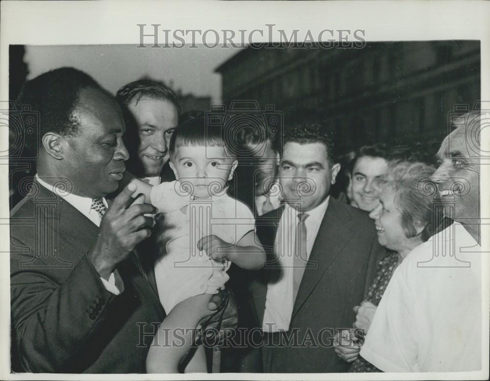 1961 Press Photo Dr. Kwame Nkrumah, President of Ghana - Historic Images