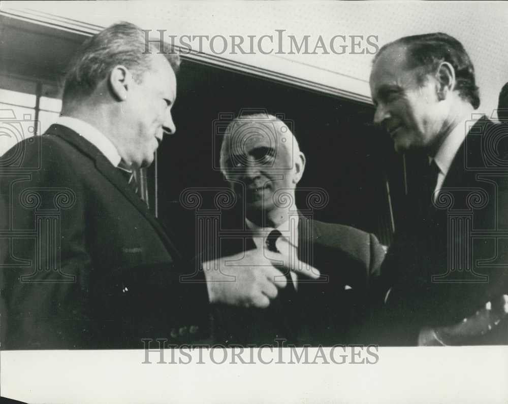 1968 Press Photo British Foreign Secretary Michael Stewart Attends Conference - Historic Images