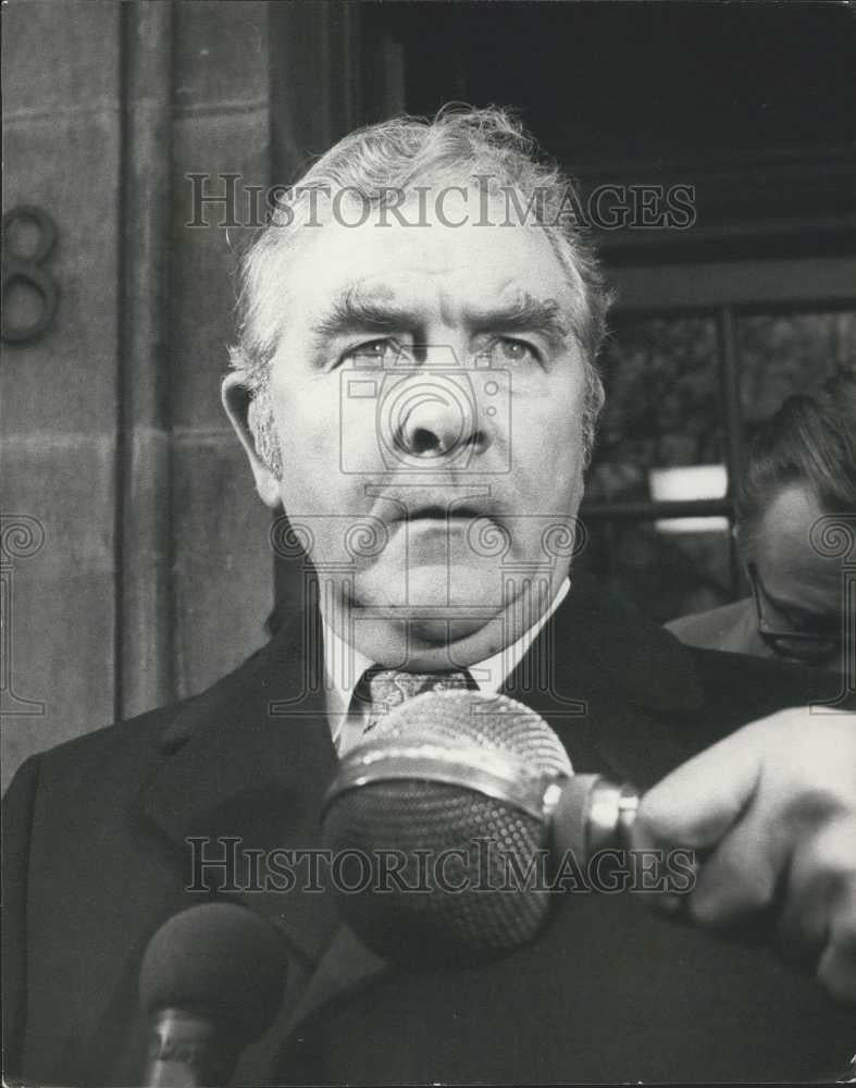 1974 Press Photo Mr.Joe Gormley, President of N.U.M., - Historic Images