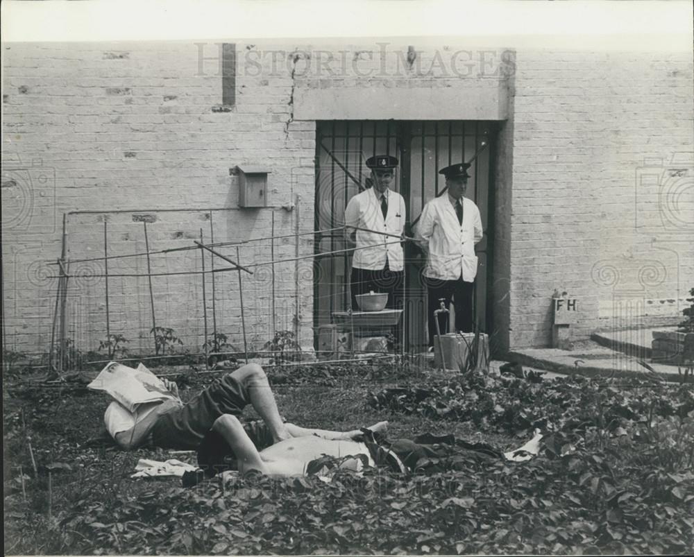 1968 Press Photo Prisoners At Maximum Security Wing-Durham Prison-Isle Of Wight - Historic Images