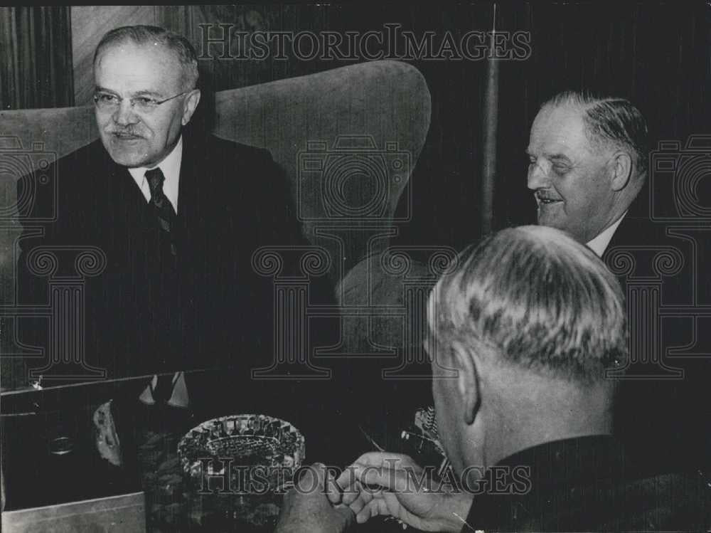 1955 Press Photo Foreign minister of Soviet Russia, Wjatscheslaw Moletow - Historic Images