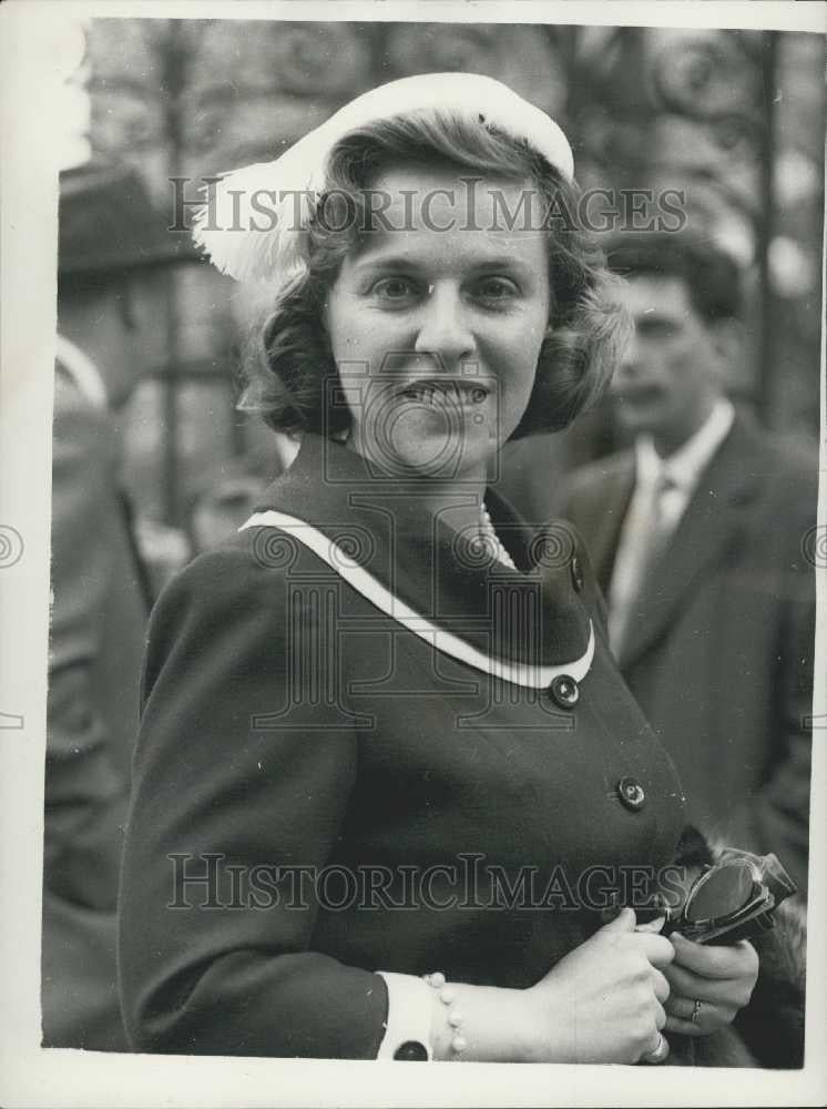 1958 Press Photo Ann Schlesinger South African Millionaire&#39;s Wife - Historic Images