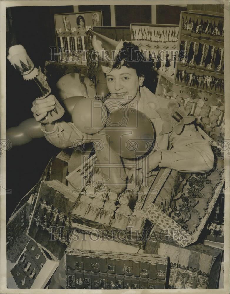1954 Press Photo Toy Fair - Historic Images