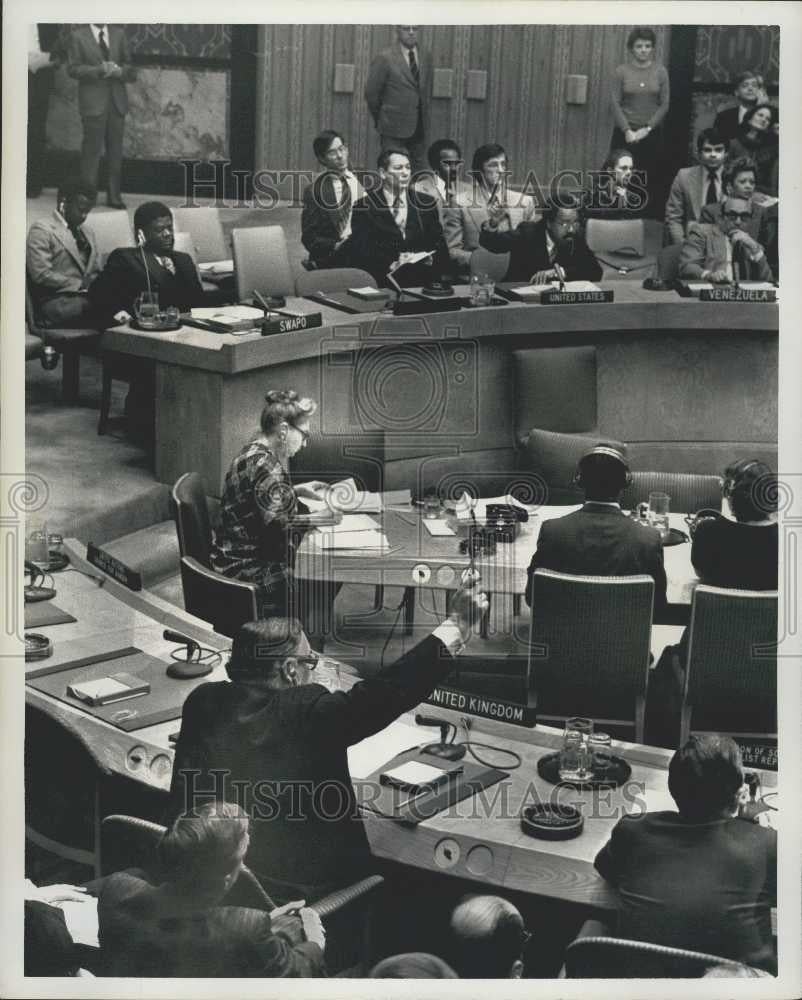 1978 Press Photo The United Nations Security Council Voting - Historic Images