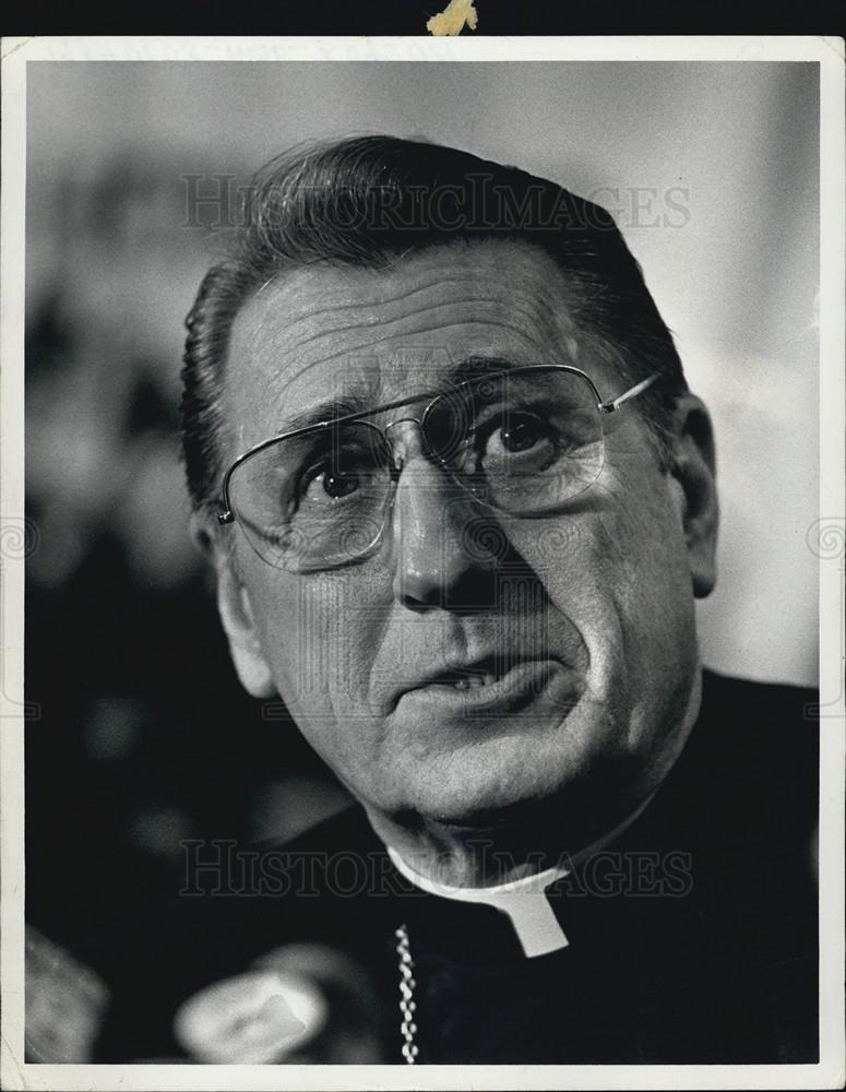 1984 Press Photo Bishop John J. O'Connor of Scranton at St Patricks Cathedral NY - Historic Images