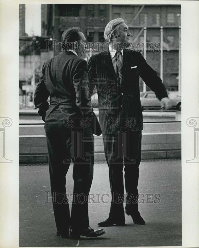 1975 Press Photo United States Ambassador to United Nations Patrick Moynihan - Historic Images