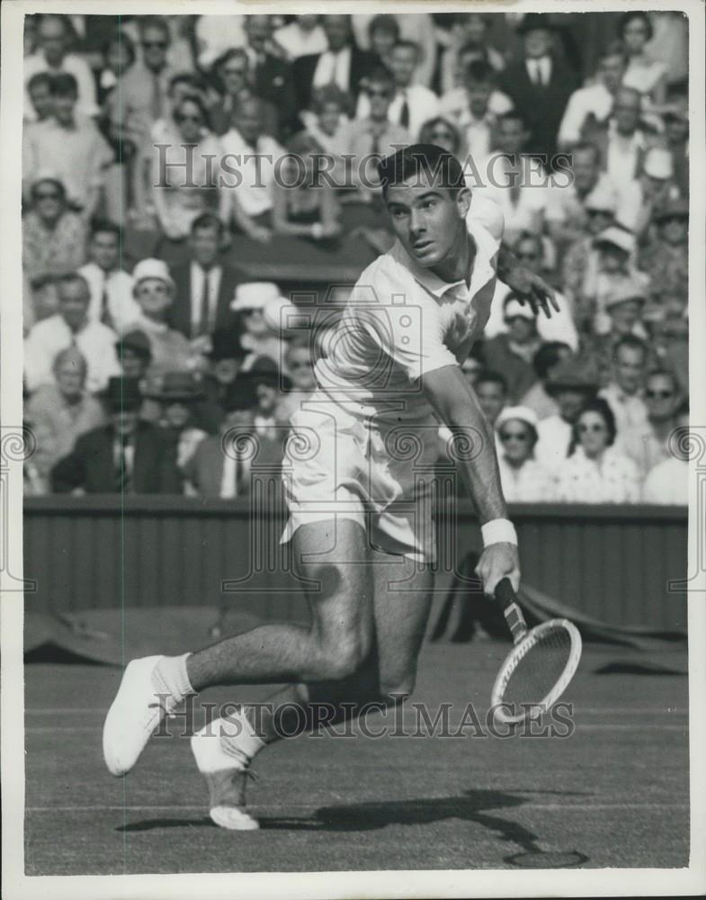 Press Photo  E. Buchholz, (U.S.A.) at First day of Wimbledon Tennis - Historic Images