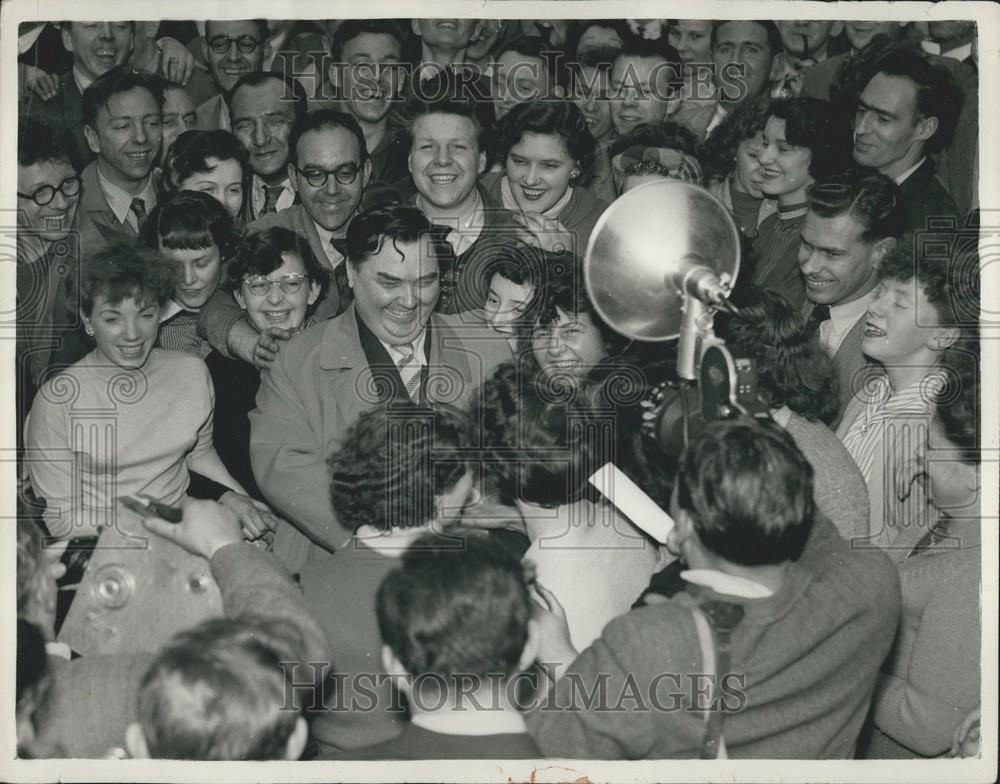 1956 Press Photo Soviet Minister, Power Stations, Georgi Malenkov - Historic Images