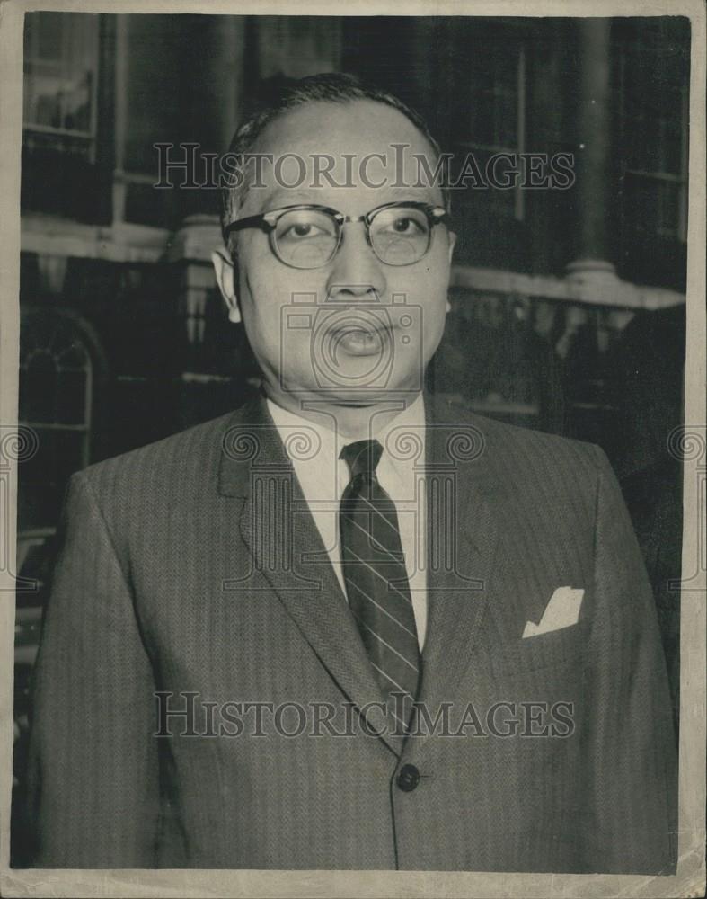 Press Photo U.Thant Secretary-General of the United Nations at London Visit - Historic Images