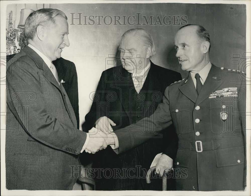 1955 Press Photo Luncheon In Honor of General Alfred Gruenther - Historic Images