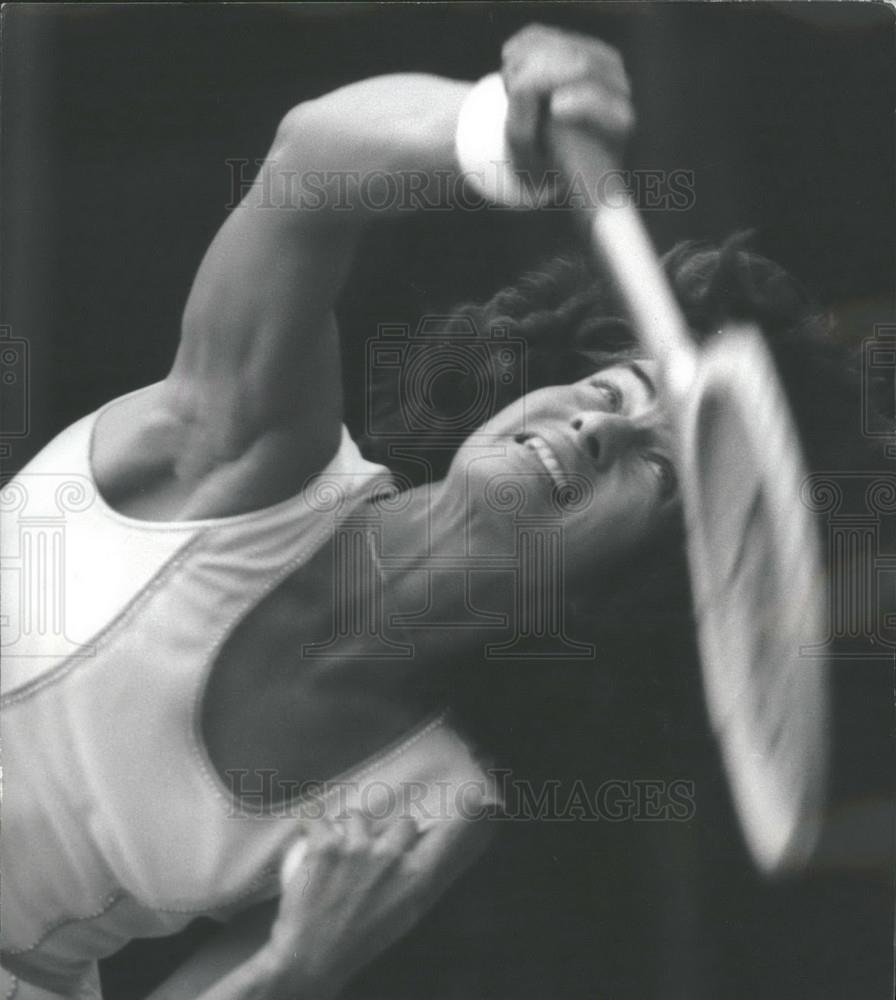 Press Photo Great Britain's Virginia Wade, Wimbledon - Historic Images