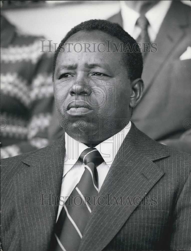 1974 Press Photo Kenyan Minister for Water Development Timothy Mwamunga - Historic Images